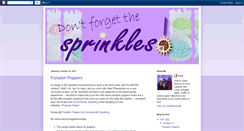 Desktop Screenshot of dontforgetthesprinkles.blogspot.com