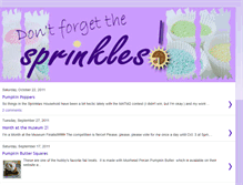 Tablet Screenshot of dontforgetthesprinkles.blogspot.com