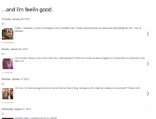 Tablet Screenshot of and-im-feelin-good.blogspot.com