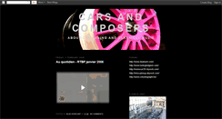 Desktop Screenshot of carsandcomposers.blogspot.com