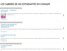 Tablet Screenshot of lossaberesdemisestudiantesenconalep.blogspot.com