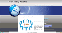 Desktop Screenshot of forex-platforms.blogspot.com