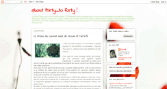 Desktop Screenshot of aboutthirty.blogspot.com