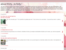 Tablet Screenshot of aboutthirty.blogspot.com