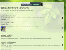Tablet Screenshot of best-bangla-softwares.blogspot.com