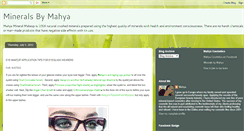 Desktop Screenshot of mahyacosmetics.blogspot.com