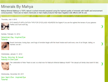 Tablet Screenshot of mahyacosmetics.blogspot.com