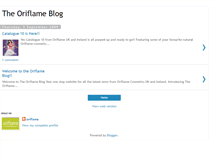 Tablet Screenshot of oriflamedirect.blogspot.com