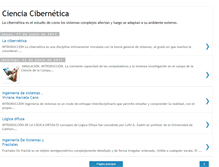 Tablet Screenshot of cienciacibernetica.blogspot.com