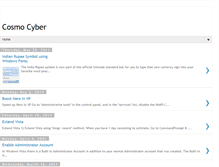 Tablet Screenshot of cosmocyber.blogspot.com