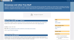 Desktop Screenshot of giveawaysandotherfreestuff.blogspot.com