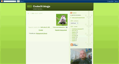 Desktop Screenshot of csaba35blogja.blogspot.com