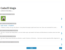 Tablet Screenshot of csaba35blogja.blogspot.com