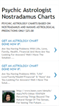Mobile Screenshot of nostradamusastrologycharts.blogspot.com