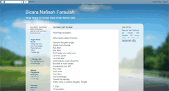 Desktop Screenshot of nafisahthefaraulah.blogspot.com