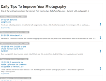 Tablet Screenshot of dailyphototips.blogspot.com