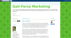 Desktop Screenshot of gailforcemarketing.blogspot.com