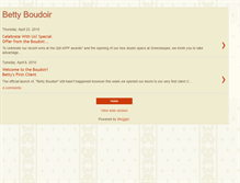 Tablet Screenshot of bettyboudoirstudio.blogspot.com