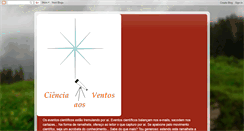 Desktop Screenshot of cienciaaosventos.blogspot.com