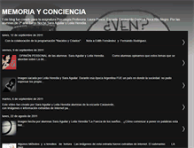 Tablet Screenshot of concienciadesaparecidos.blogspot.com