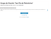 Tablet Screenshot of grupodeoracionsanpio.blogspot.com