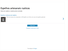 Tablet Screenshot of espelhosrusticosdaniel.blogspot.com