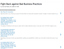 Tablet Screenshot of fightbadbusiness.blogspot.com