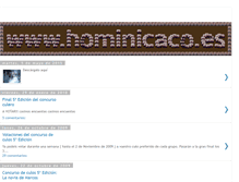Tablet Screenshot of hominicaco.blogspot.com