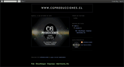 Desktop Screenshot of eventoscgproducciones.blogspot.com