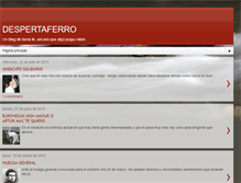 Tablet Screenshot of despertaferro-despertaferro.blogspot.com