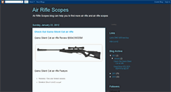 Desktop Screenshot of air-rifle-scopes.blogspot.com