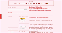 Desktop Screenshot of beautytipsfornewu.blogspot.com