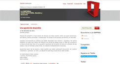 Desktop Screenshot of laempresaconstructora.blogspot.com