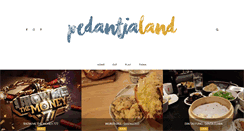 Desktop Screenshot of pedantialand.blogspot.com