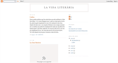 Desktop Screenshot of lavidaliteraria.blogspot.com