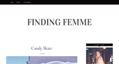Desktop Screenshot of findingfemme.blogspot.com