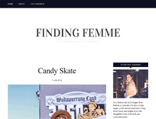 Tablet Screenshot of findingfemme.blogspot.com