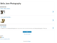 Tablet Screenshot of bellajanephotography.blogspot.com