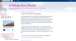 Desktop Screenshot of bartswholenewworld.blogspot.com