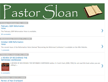 Tablet Screenshot of pastorsloan.blogspot.com