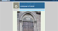 Desktop Screenshot of christconsumer.blogspot.com