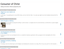 Tablet Screenshot of christconsumer.blogspot.com