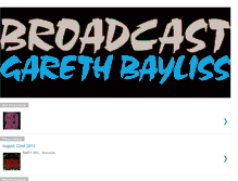 Tablet Screenshot of broadcastgarethbayliss.blogspot.com