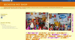 Desktop Screenshot of bichitospetshop.blogspot.com