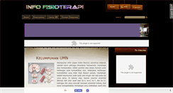 Desktop Screenshot of info-fisioterapi.blogspot.com