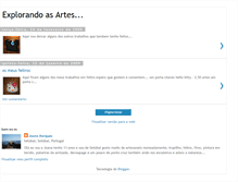 Tablet Screenshot of explorandoasartes.blogspot.com