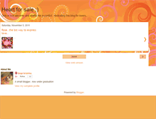 Tablet Screenshot of myblogheartforsale.blogspot.com