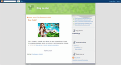 Desktop Screenshot of blogdamelsantos.blogspot.com