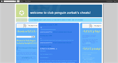 Desktop Screenshot of clubpenguinzorbaks.blogspot.com