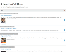 Tablet Screenshot of aheartocallhome.blogspot.com